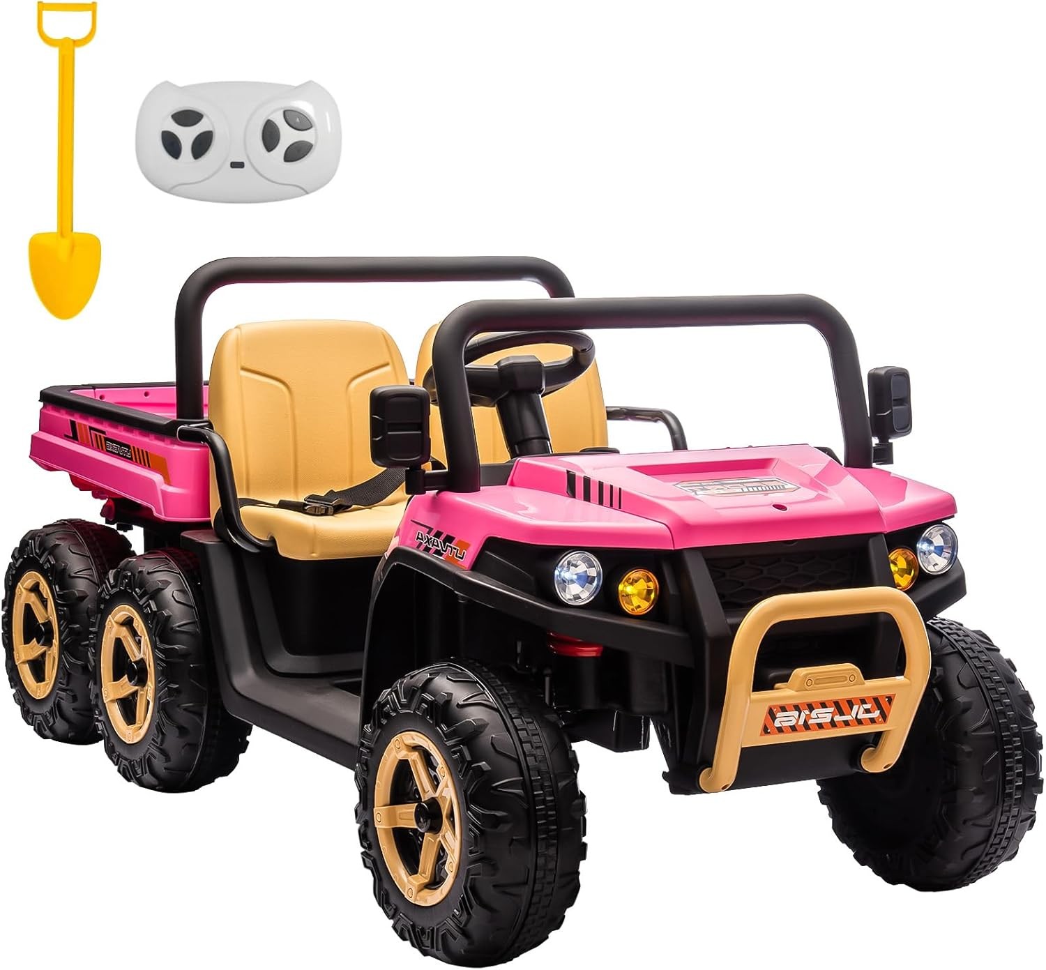 Kids 24V Ride On Dump Truck UTV Electric Ride On Car Toys Vehicles w/ Dump Bed