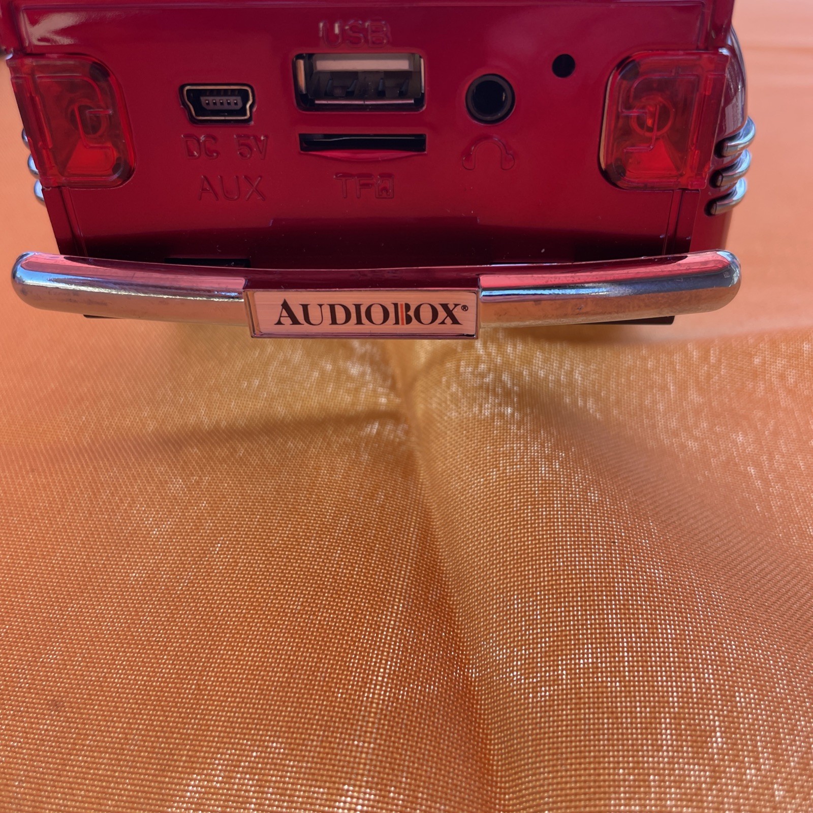 New -FM Radio -Bluetooth Speaker-Red Truck – RED TRK-5300BT Rechargeable Battery