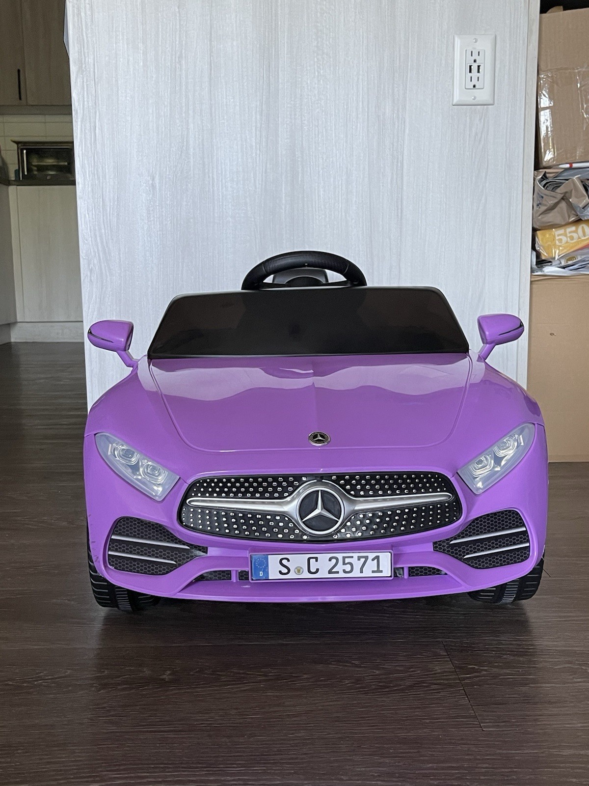 Mercedes-Benz CLS 350 12V Ride On Car – (Purple)