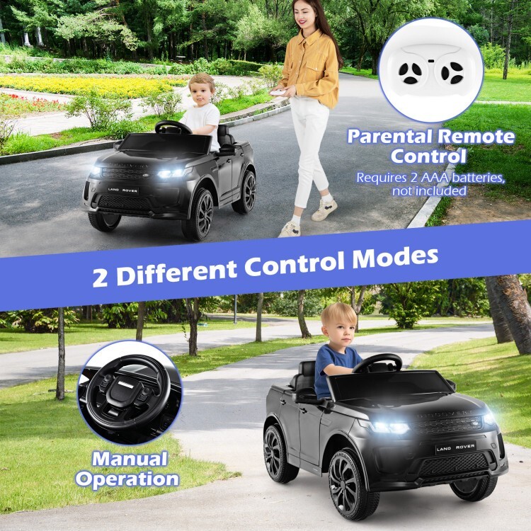 12V Electric Ride On Car Gift Kids w/Remote Control Lockable Doors & LED Lights