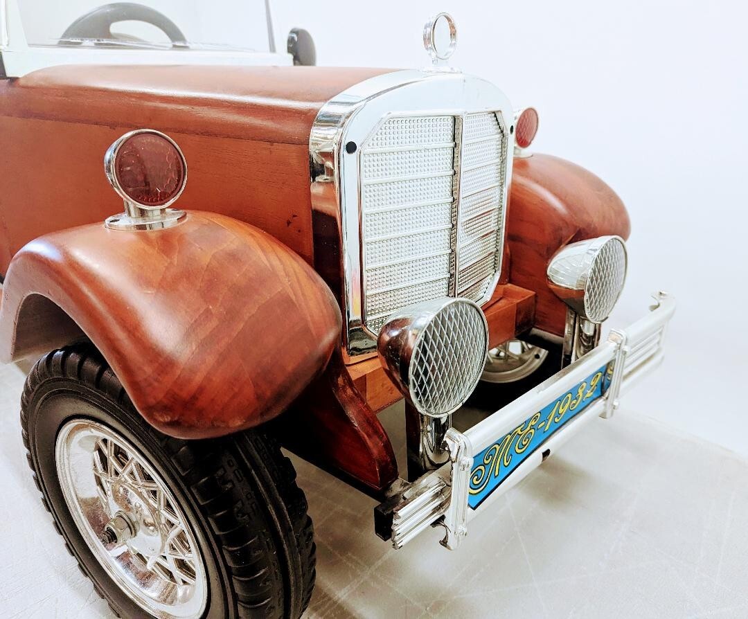 Wooden Electric Kids Car Very Rare Model 1932