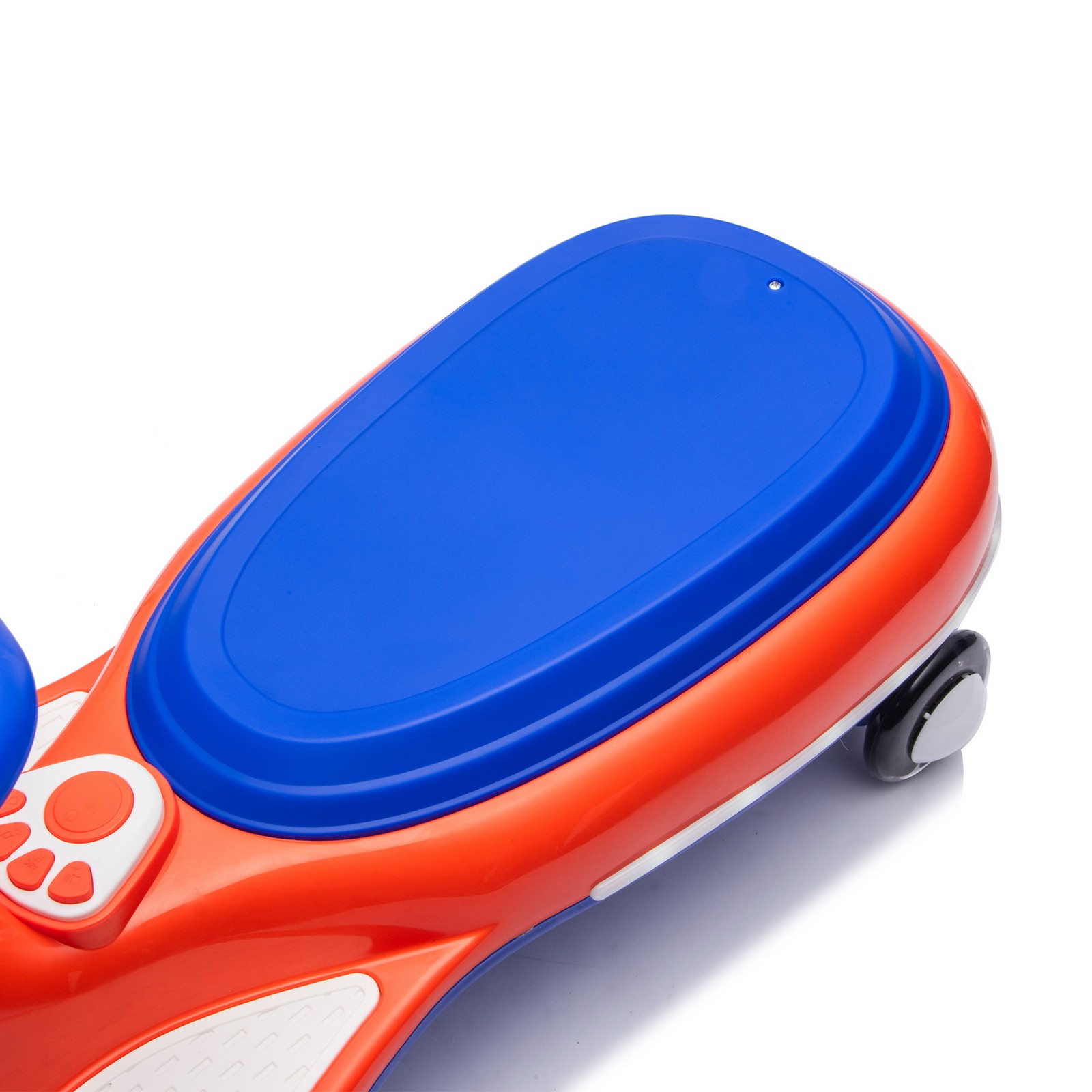 12V Kids Ride On Wiggle Car Toddler Triangular Stability Swing Car LED Music