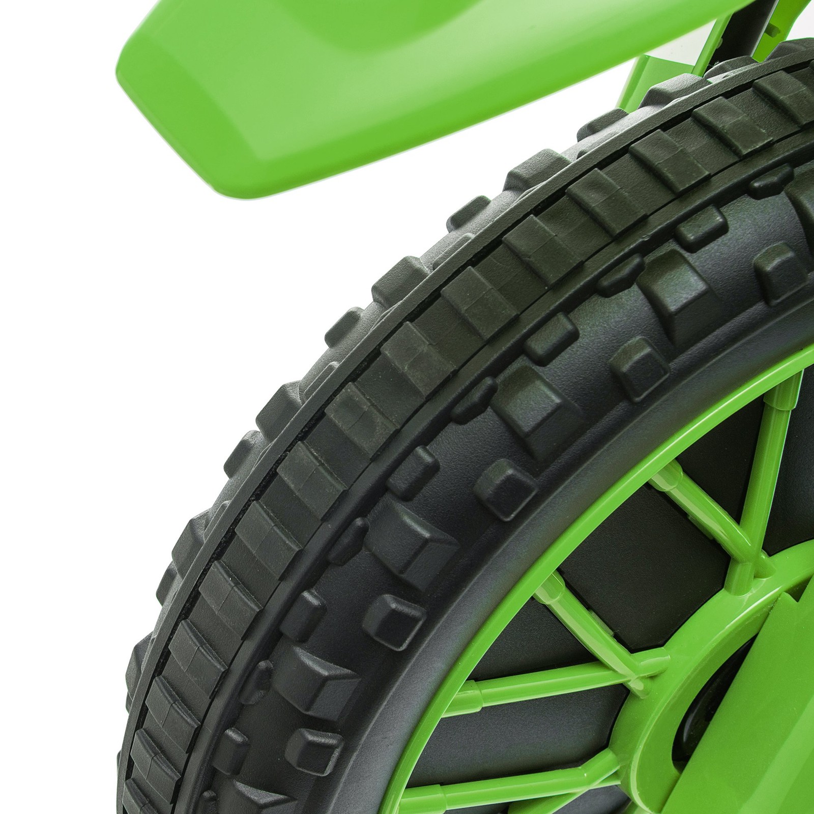 12V Electric Kids Ride On Dirt Bike Motorcycle Toy with Training Wheels Green