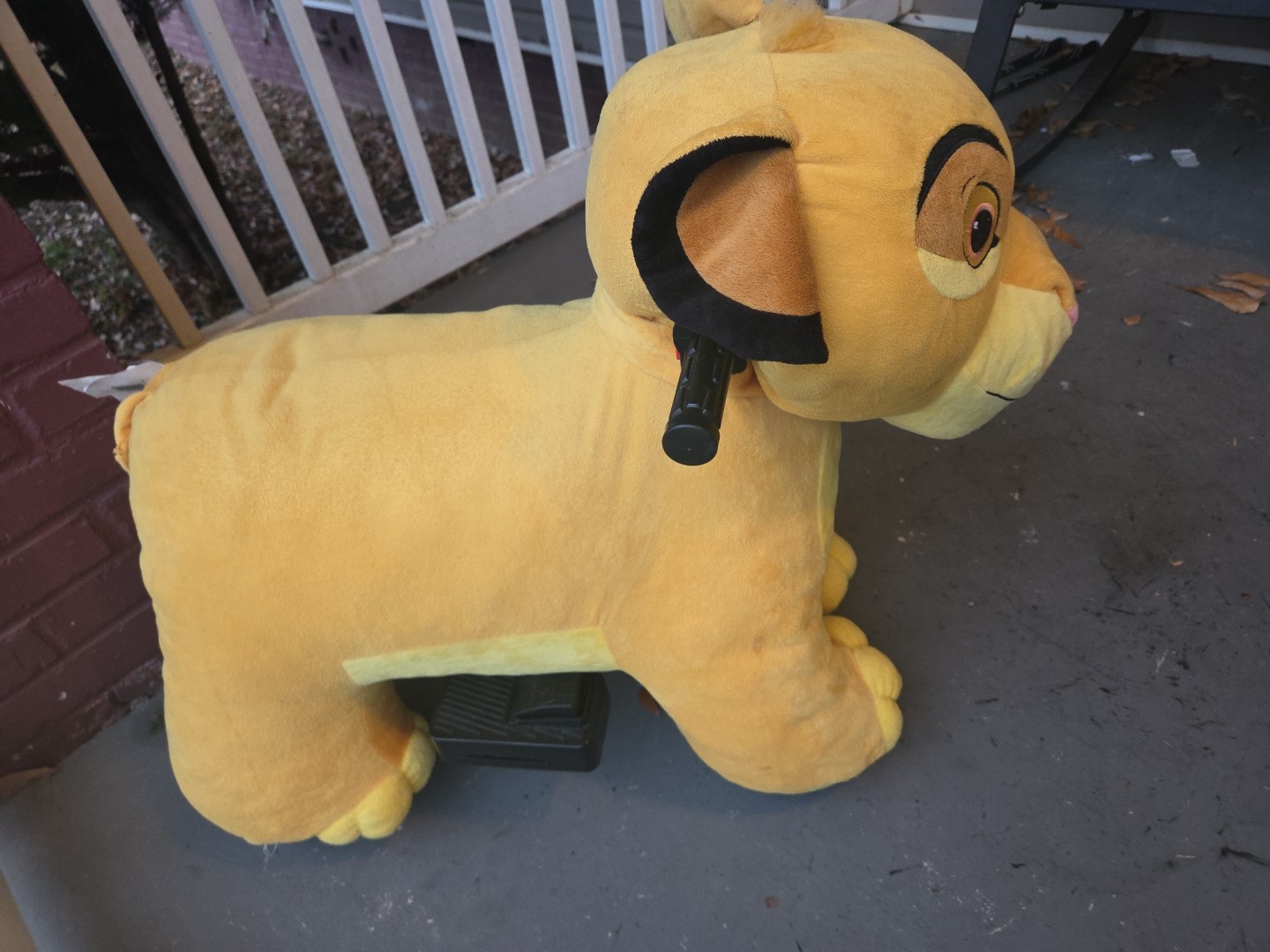 Lion King 6 Volt Cub Simba Plush Ride On By Dynacraft With New Battery