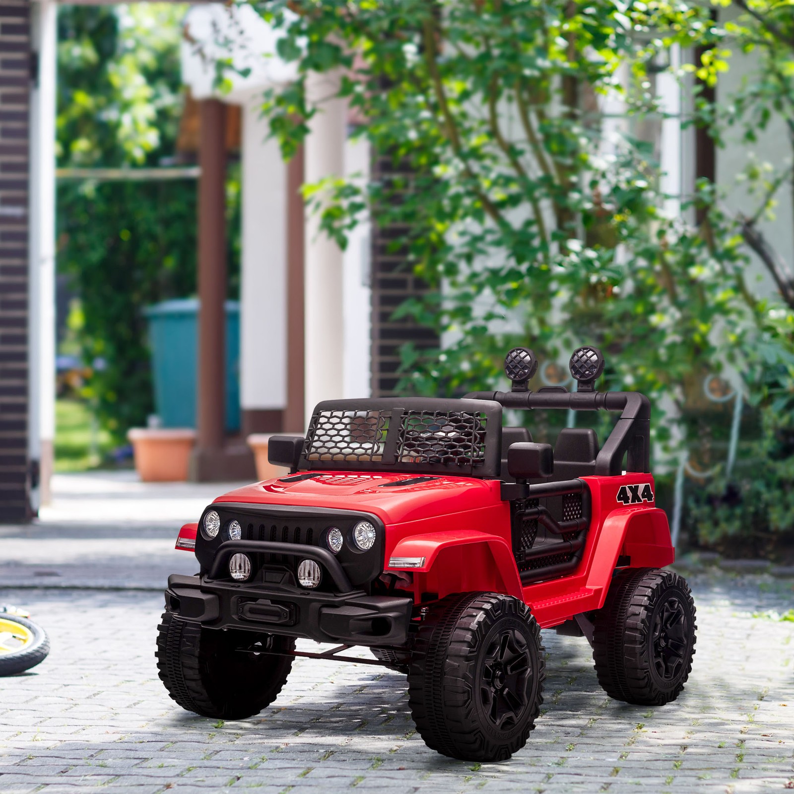 12V Kids Ride On Car Truck Electric Battery Riding Toy w/Remote, Red Refurbished