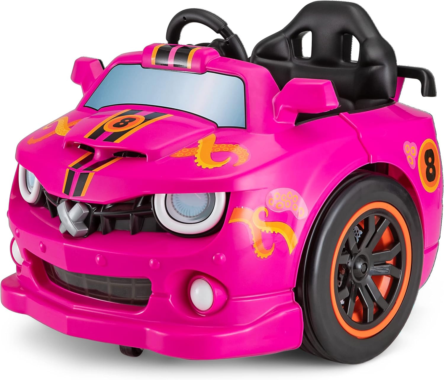 Dizzy Racers 6V Ride on Car – Toddler Toy with 360° Spin, W/Big Wheel, Indoor/Ou