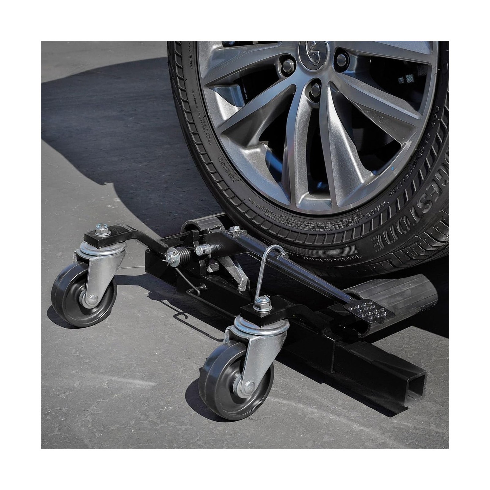 Stark USA Set of (2) Truck Car Wheel Moving Dolly Ratchet Type Auto Tire Mech…