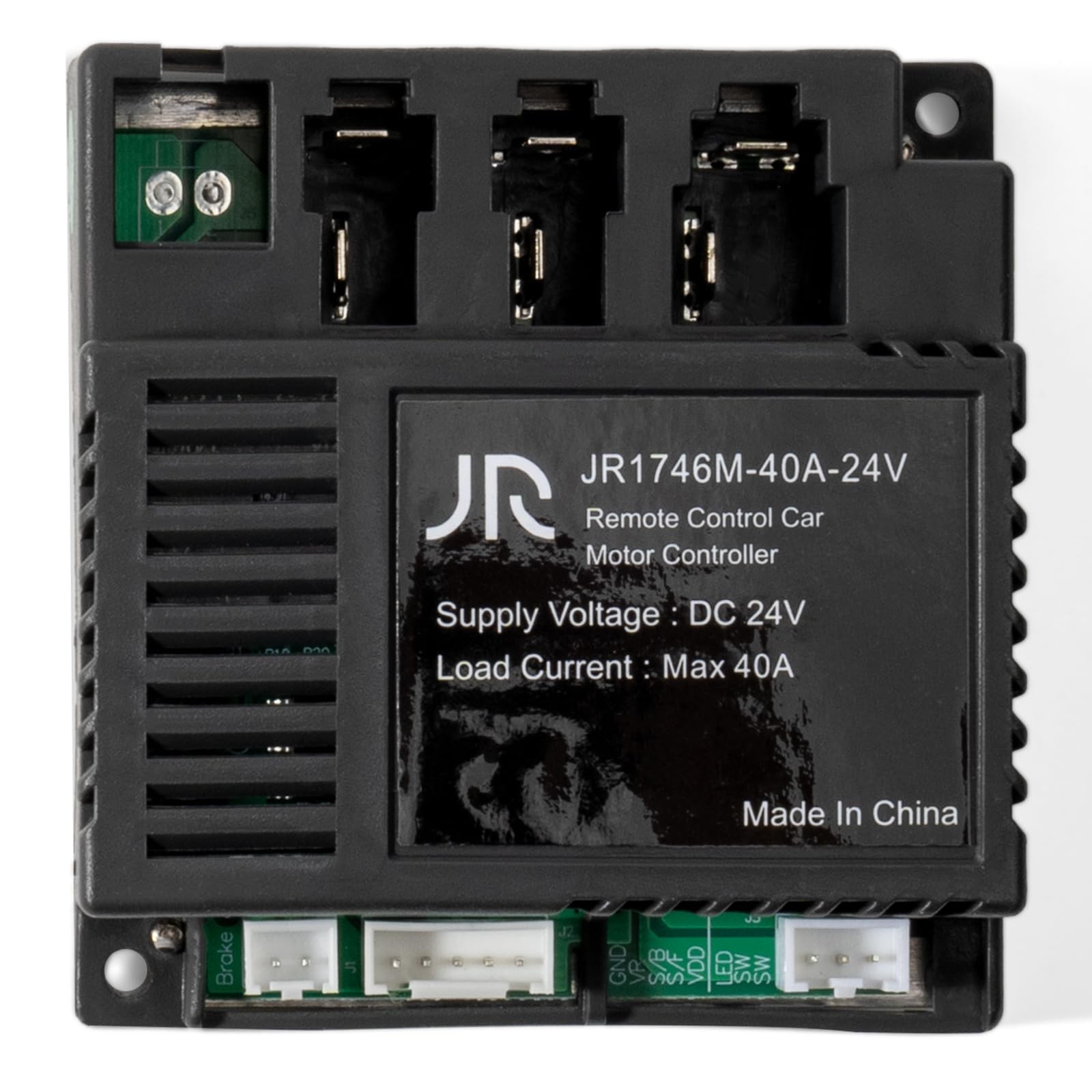 ToiCottage JR1746M-40A-24V Remote Control car Motor Controller Receiver Black