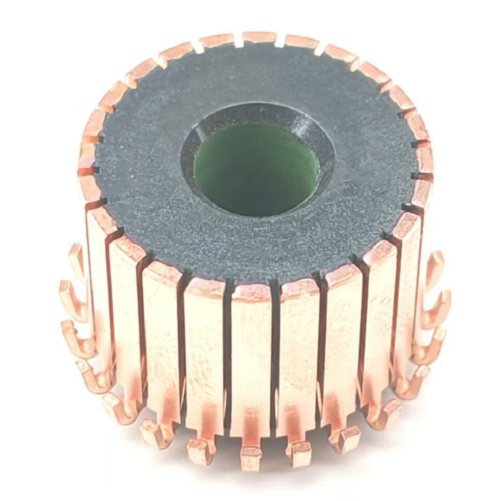 24 Segment Commutator 23.2 mm x 8 mm x 14.6(16.2) mm for Home Appliance Motor