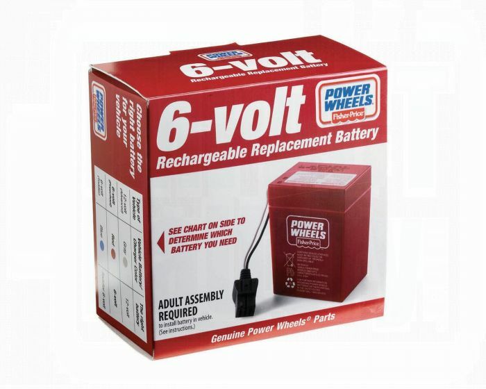 Red Power Wheels 6-Volt Replacement Battery 00801-0712 00801-1459
