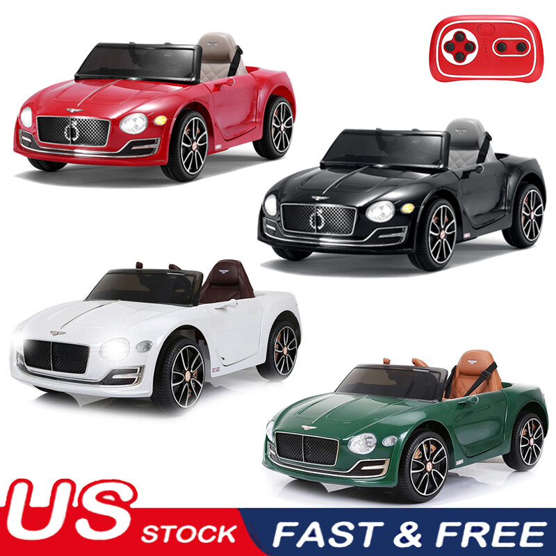 Electric Ride on Car LICENSED Bentley Style 12V Battery Powered w/Remote Control