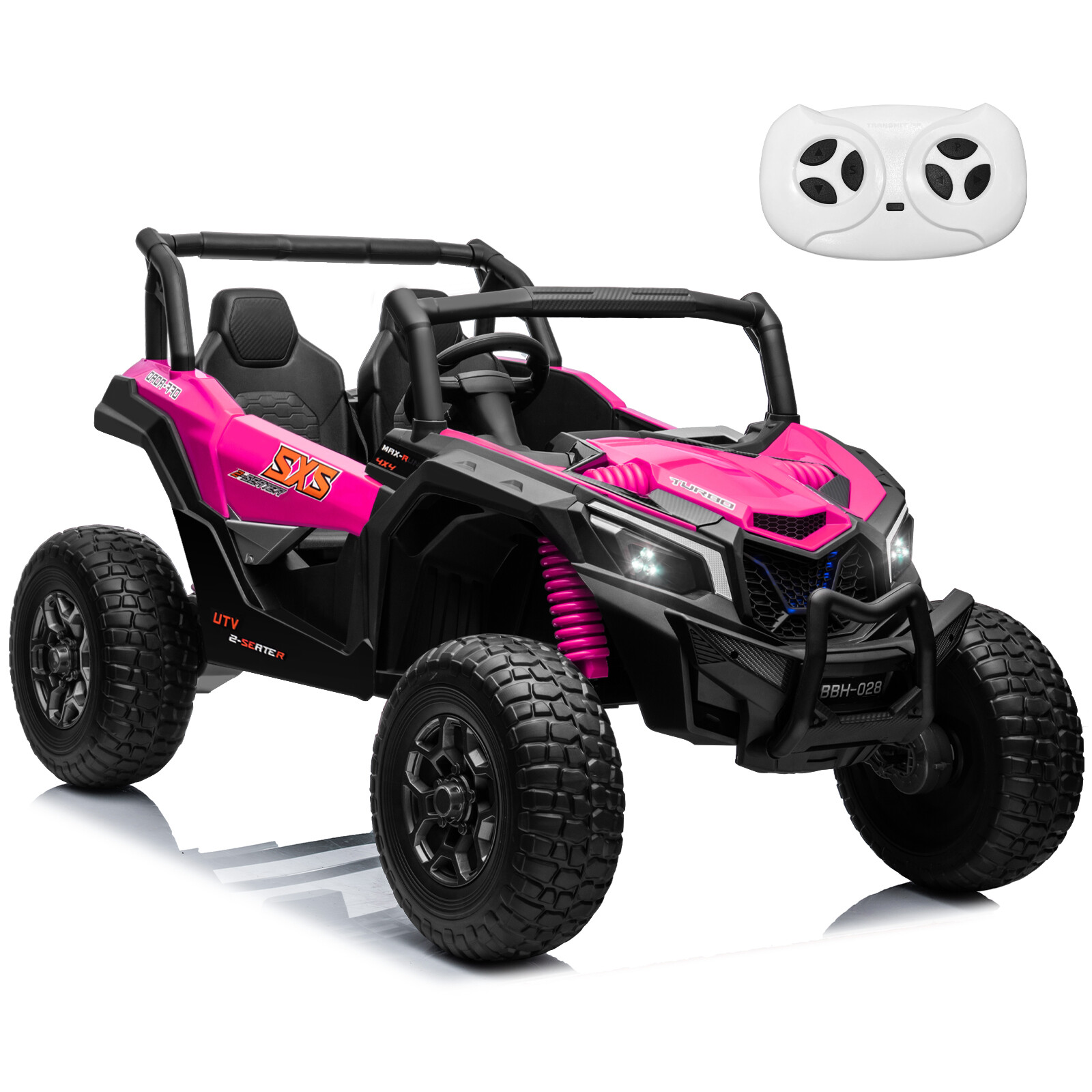 ZEOPHOL 24V Battery Kids Ride On Car UTV Truck 4WD 2-Seater 4X200W Powered Wheel