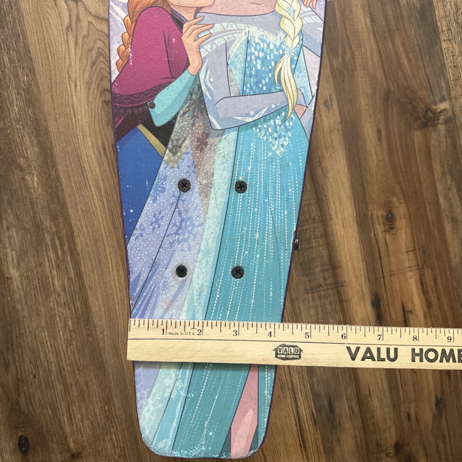 PlayWheels Frozen 2 II Wooden cruiser Skateboard Kids Disney Toy 21” Elsa & Anna