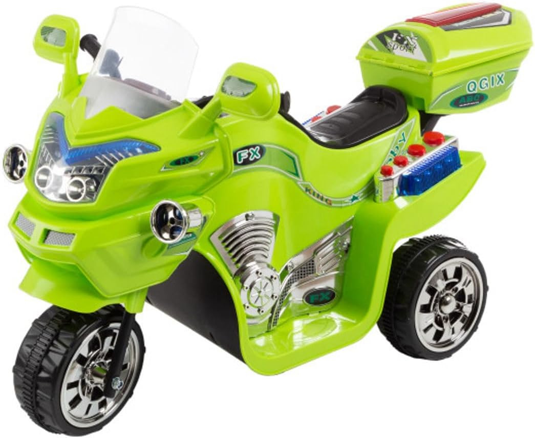 Kids Motorcycle Toy – 6V Battery Powered 3-Wheel Electric Motorcycle for Kids Ag