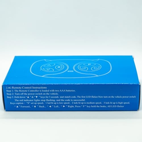 JR-RX-12V 2.4G Bluetooth Remote Control and Control Box Receiver Kit with