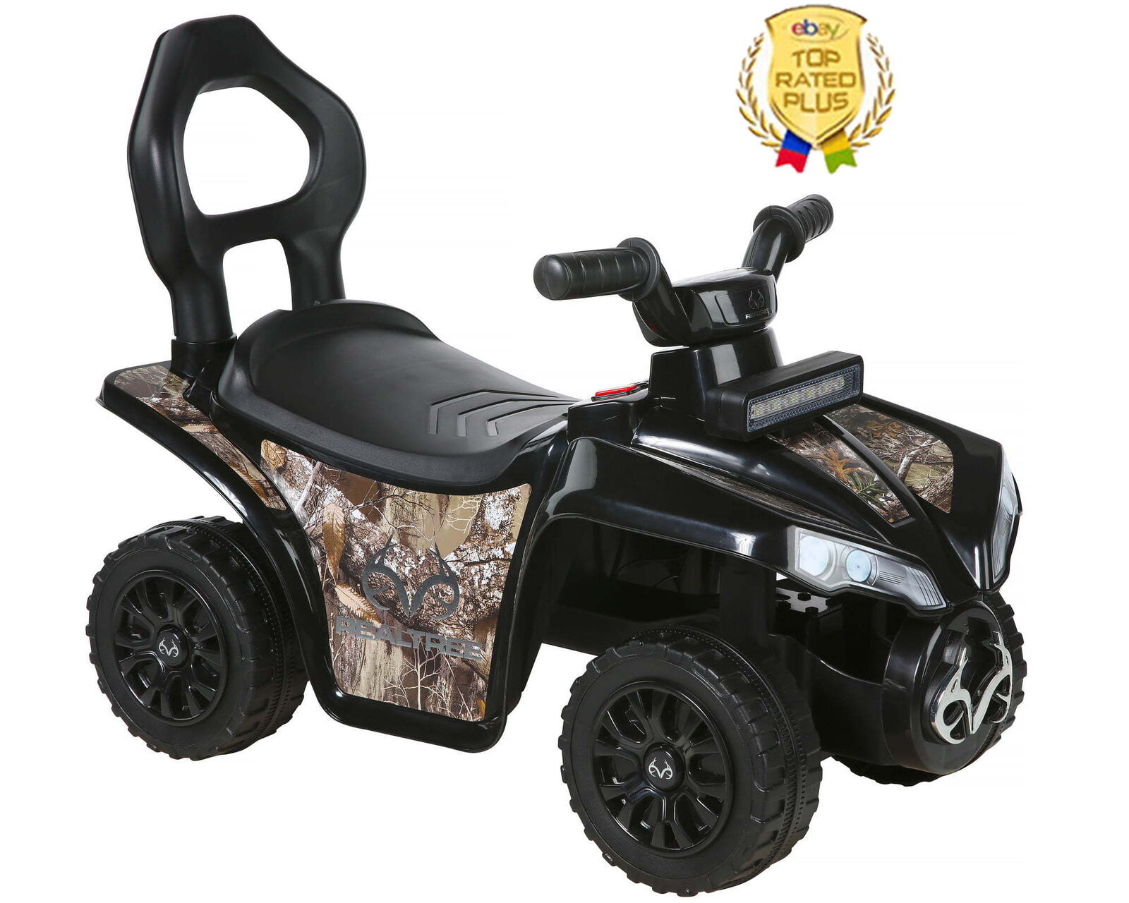 Ride On Toy Car Seat Storage Compartment Makes 3 Animal Sounds Camo Pattern NEW