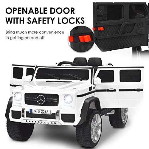 Ride on Car, Licensed Mercedes-Benz Maybach, 12V Battery Powered Vehicle White