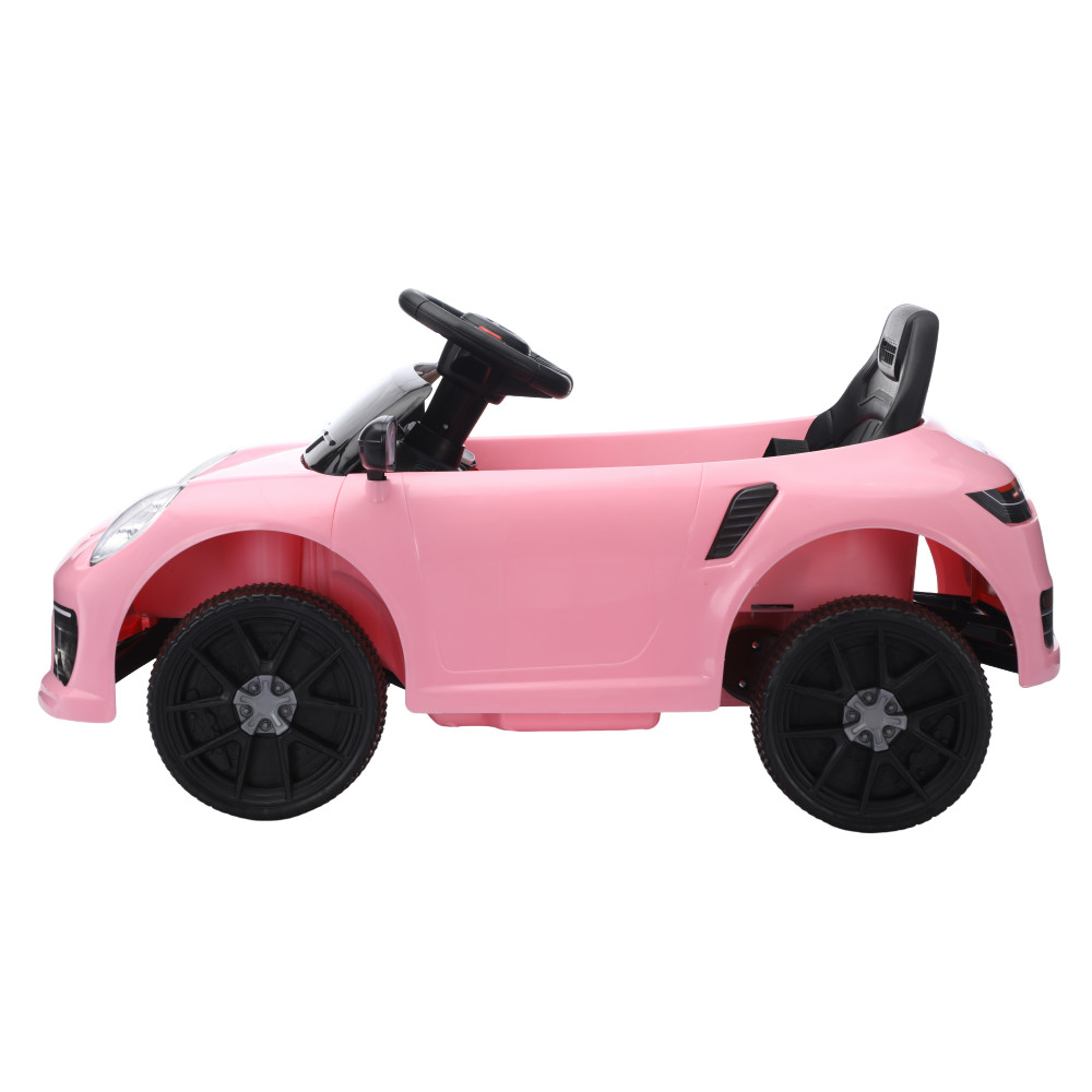 Electric Ride On Car w/ Remote, Pink Swing Seat for 3-5 Year Old Kids