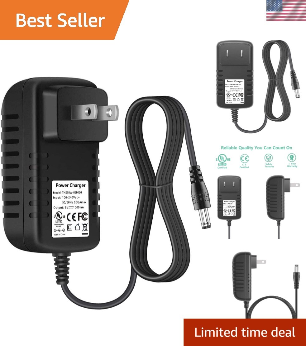 Certified 6V Charger for Kid Trax & Huffy Ride On Toys – Lightweight & Safe