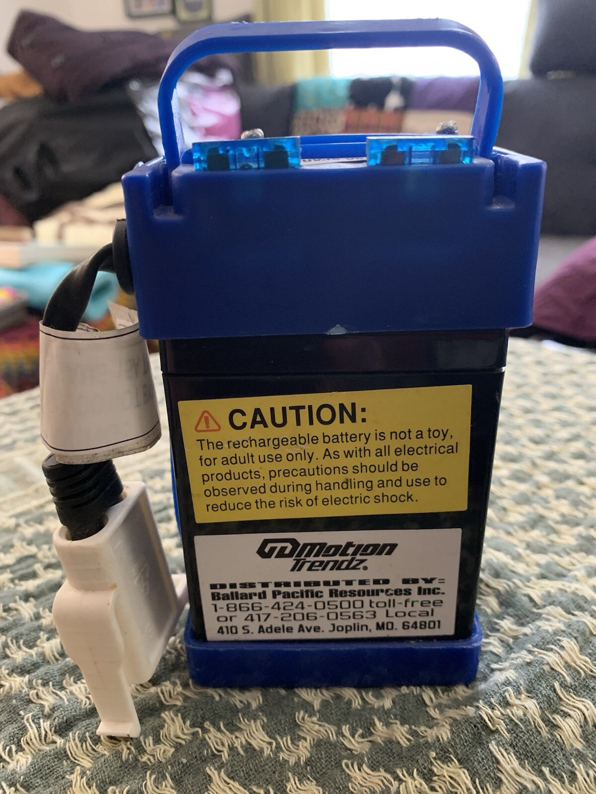 Battery & Charging Cord For Children’s Ride On Toys