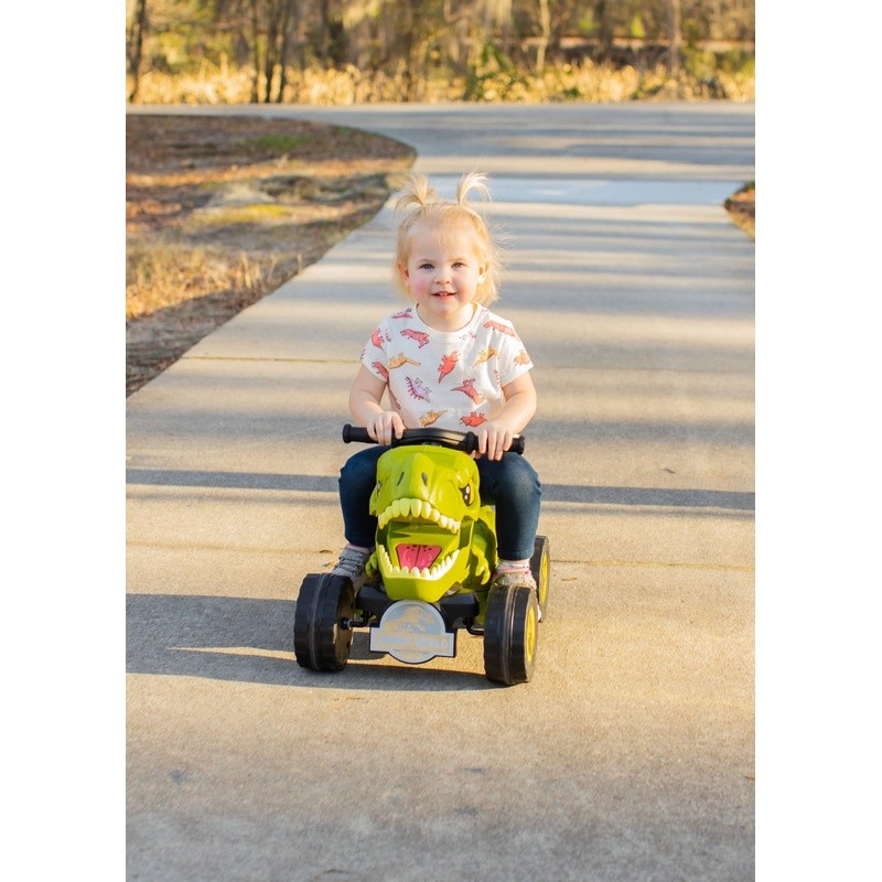 6V T-Rex Ride-On Toy Kids Interactive Dinosaur Sounds Ages 18-36 Months New
