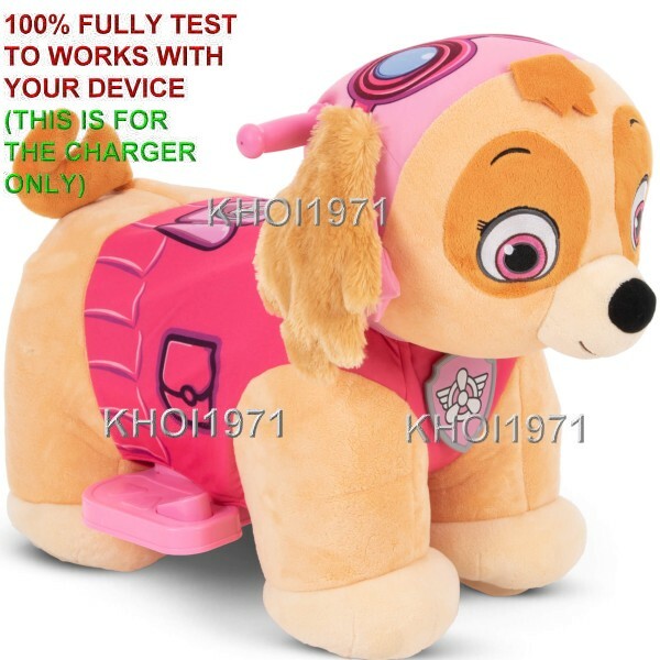8F WALL charger AC adapter FOR 19079 Huffy Paw Patrol Skye Plush ride on Nick 6V
