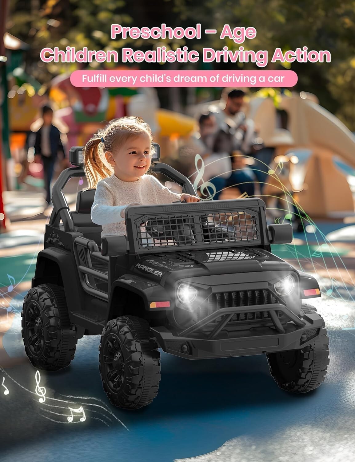 12V Ride on Truck Car w/Parent Remote Control Limited Free Shipping