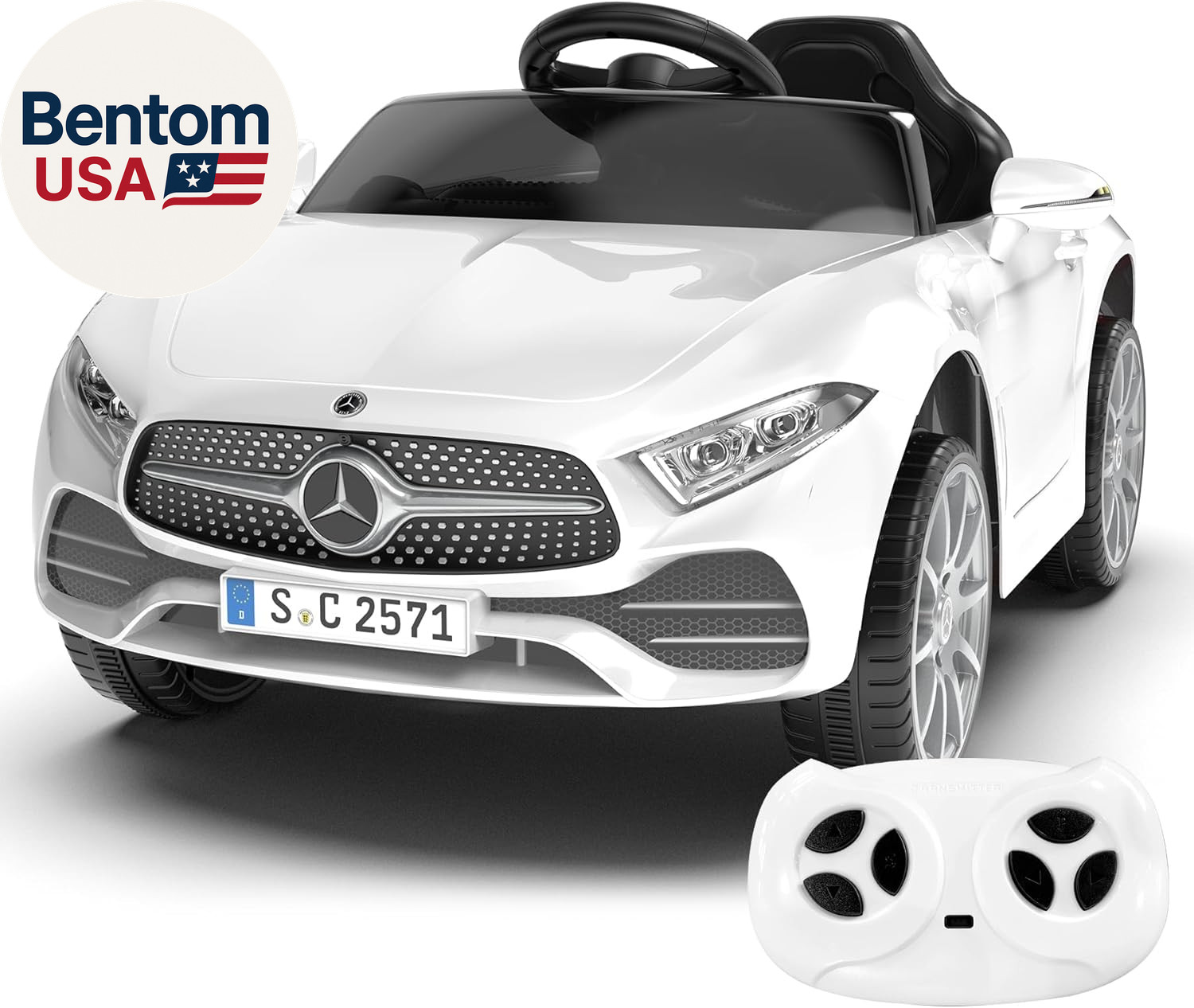 12V Kids Ride on Car with 2.4G Remote Control,Battery Powered Electric Car Ride