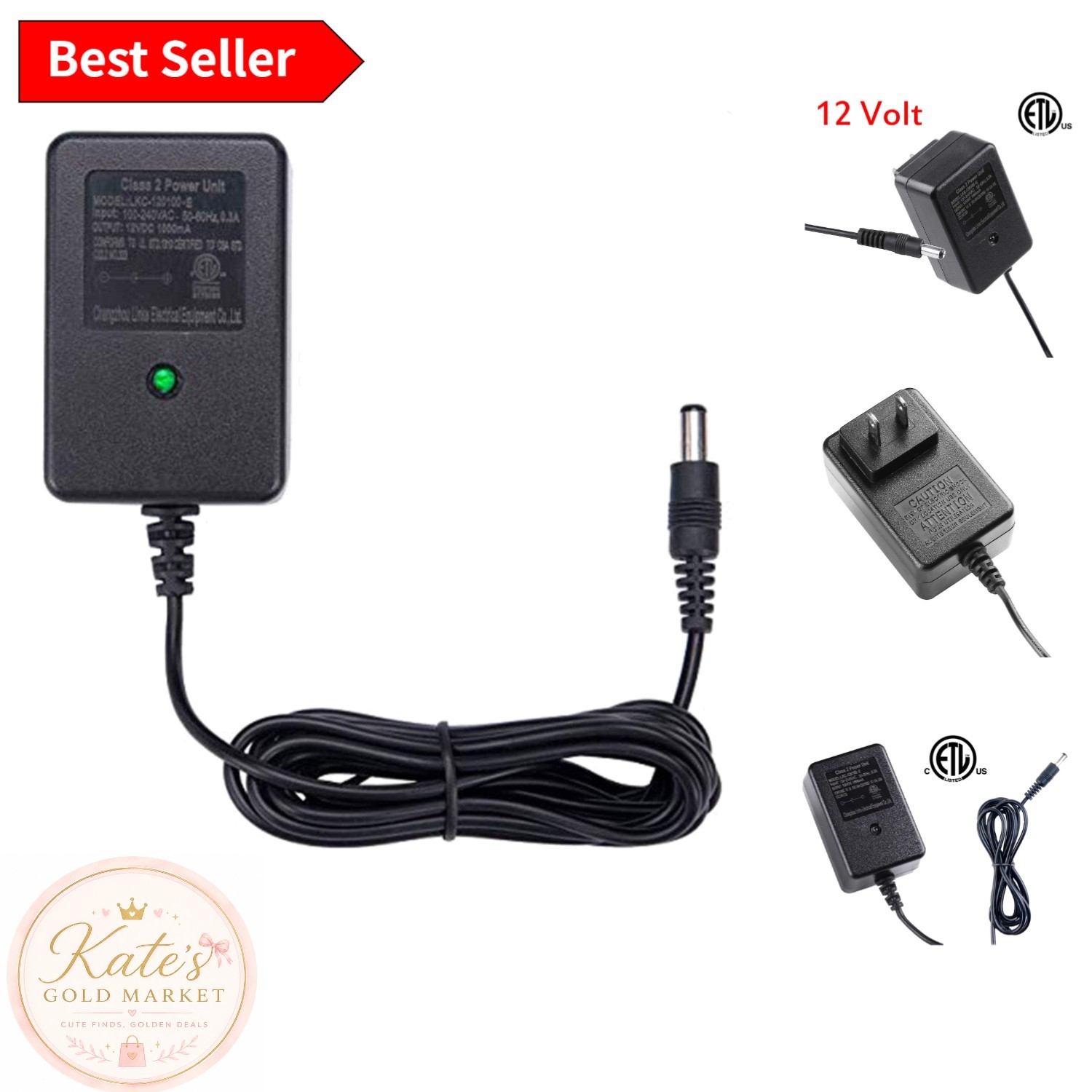 Durable 12V Power Adapter for Kids Ride-On Vehicles – Certified Safety