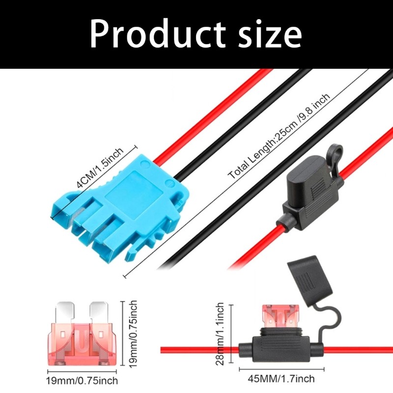 Replacement Wiring Harness Connector For Kids Ride On Car 12v SLA Battery