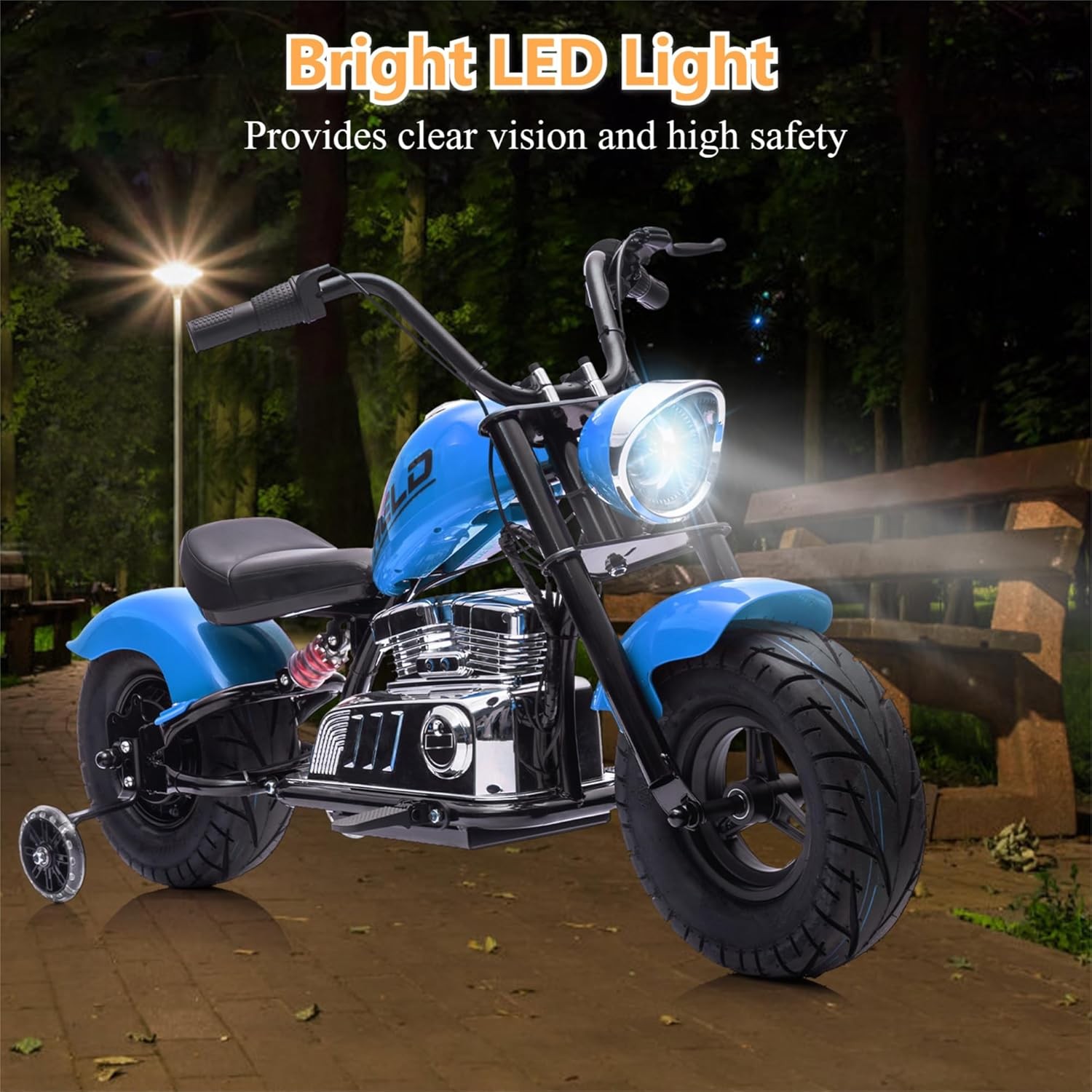 36V Electric Dirt Bike for Teens 16.5MPH&176LB Load Spring Suspension Multicolor