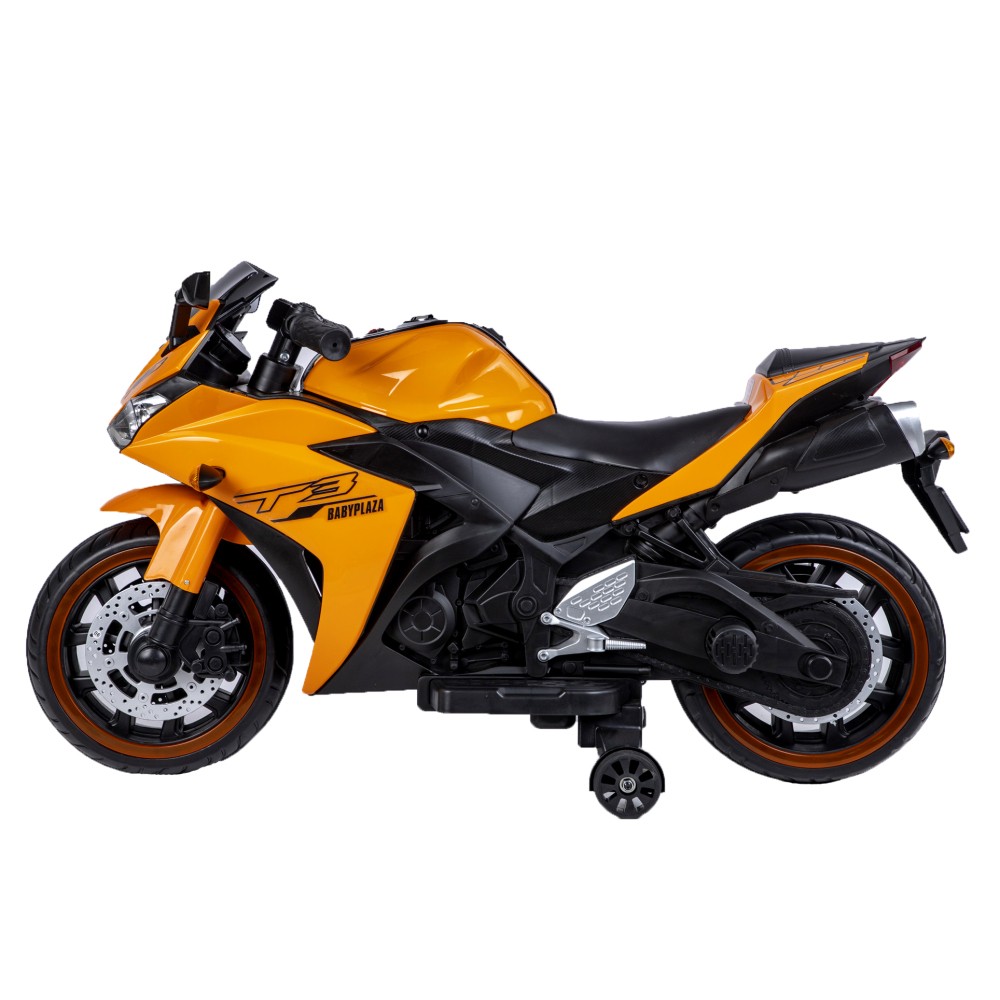 Kids 12V Electric Motorcycle with Trainning Wheels for 3-6 Years Boys Girls