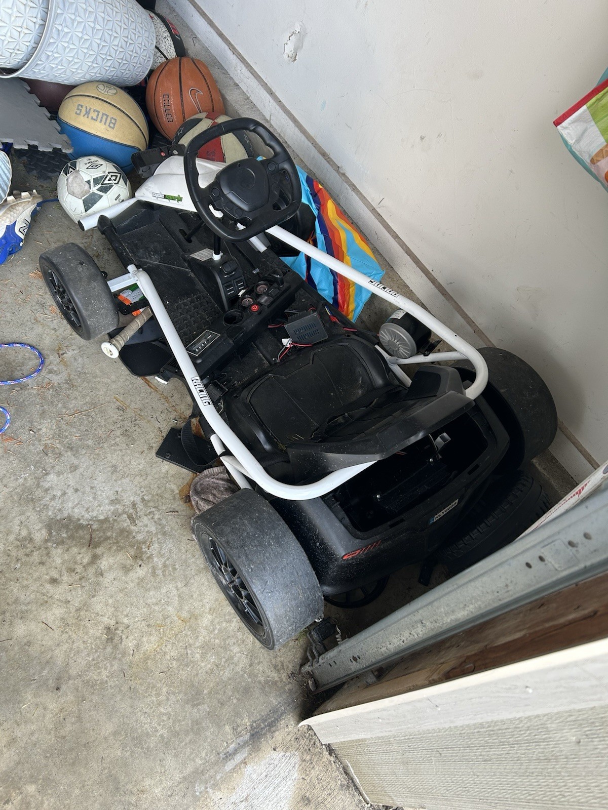 GoKart Battery Operated Ride-On Go-Kart frame, I can include electric parts