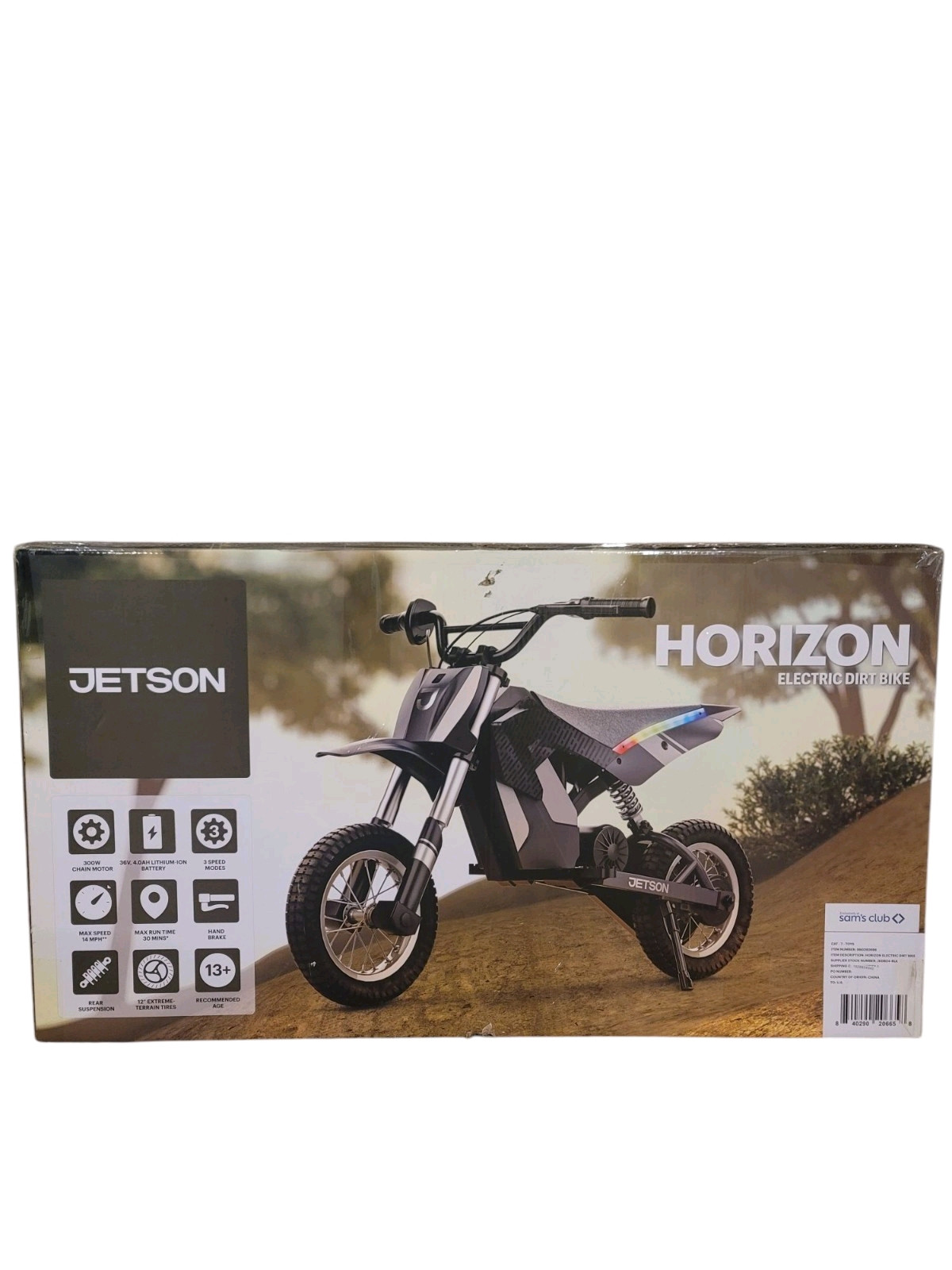 Jetson Horizon Kids Electric Dirt Bike 36V 4.0AH Lithium-Ion Battery New 30mins