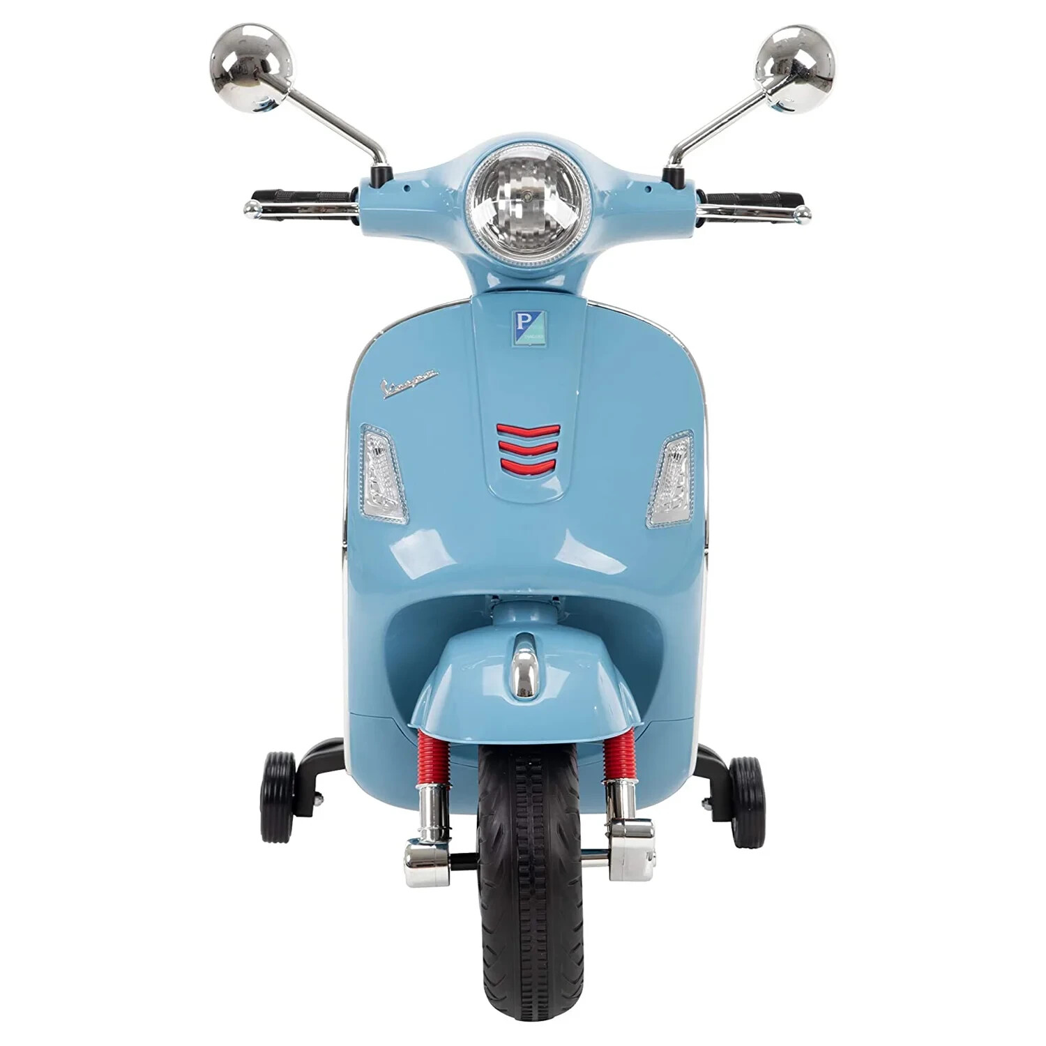 NEW Huffy Kids Vespa Ride On Battery 6v Scooter Blue 2 mph w/ lights & sound
