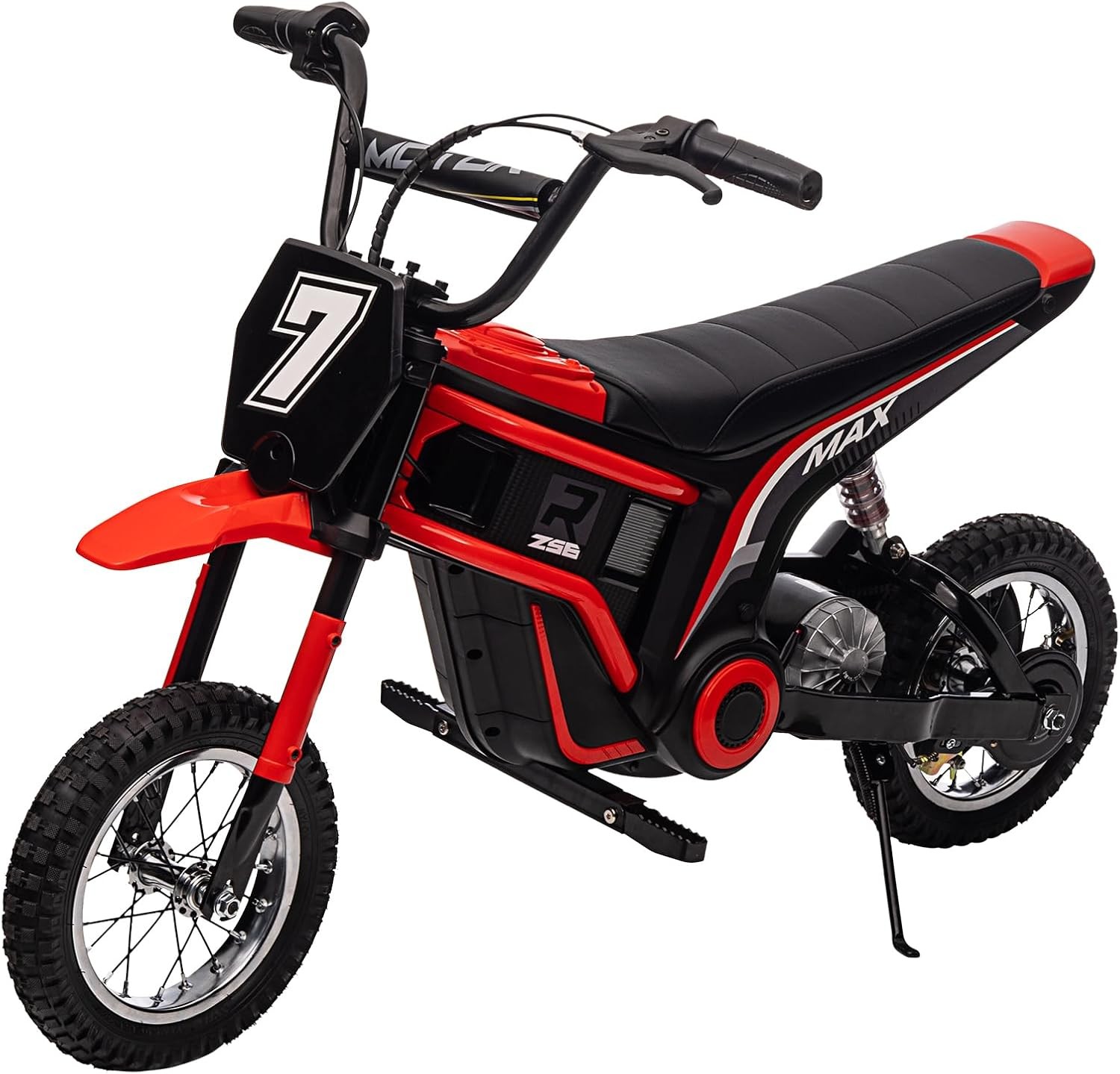 ✨24v Kids Electric Dirt Bike, 350 w Off-Road Motocross Bike with Shockproof Susp