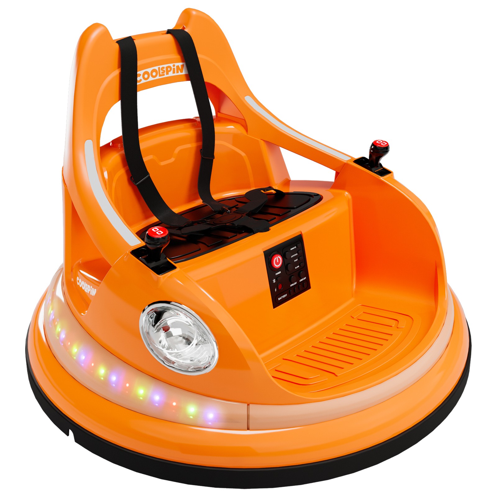 12V Electric Ride On Bumper Car for Kids Toddlers with Remote Control & Music