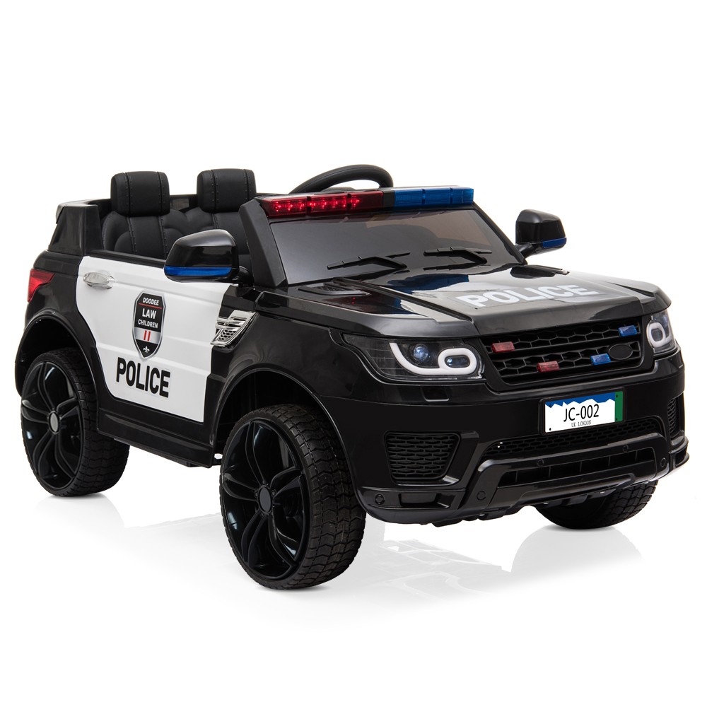 12V Kids Police Ride On SUV Car Toy Xmas Gift 3 Speed Light Music Remote US SHIP