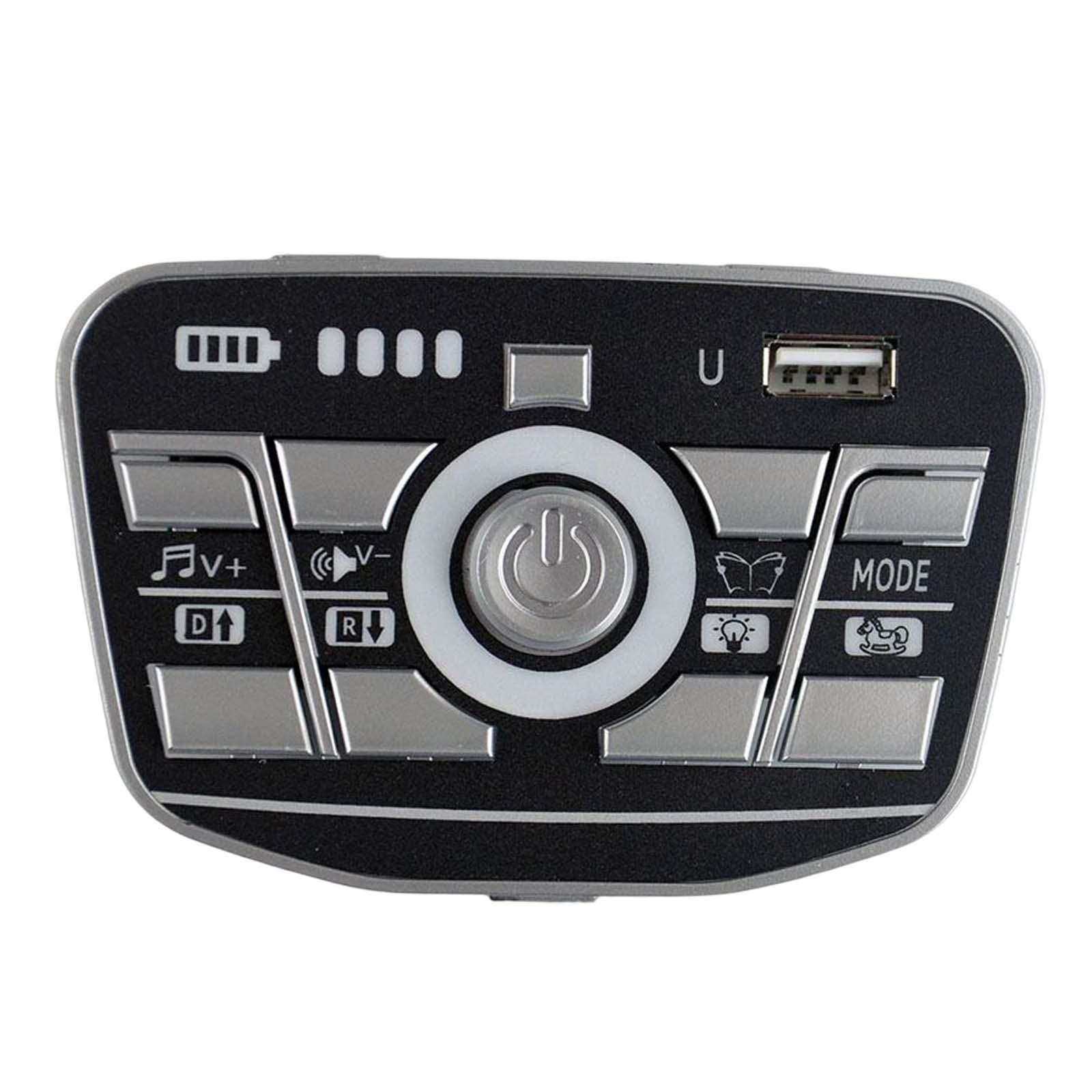 Central Panel Kids Rides on Car Medium Control Panel Volume Music Playback