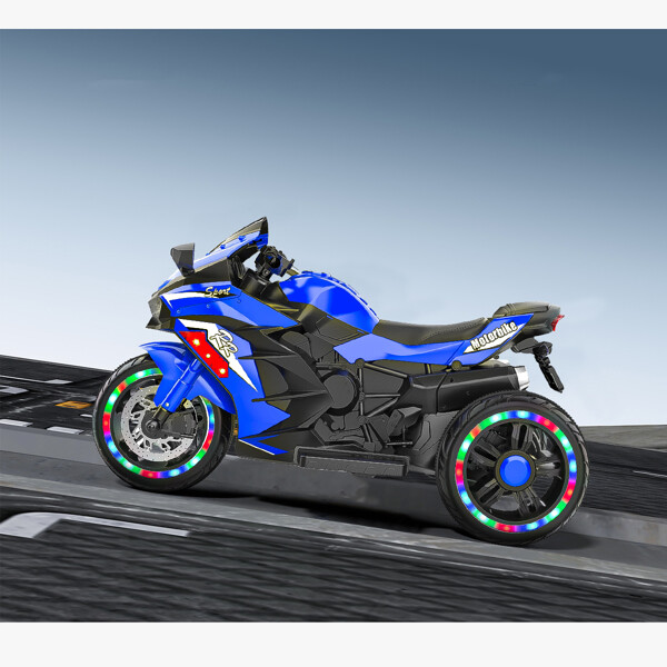 2025 Kids Ride On Dirt Bike 12V Electric Motorcycle 3 Wheels Light Music Xmas