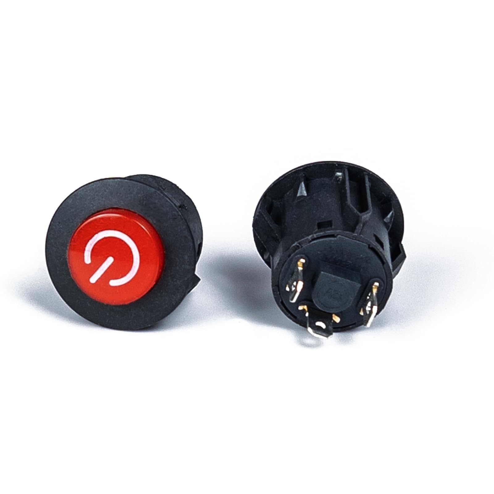 2 Pcs Power Button Switch Push Start Replacement Parts for Kids Ride On Toy