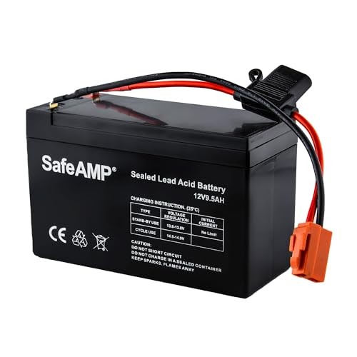 Replacement Battery for 12-Volt Ride On Vehicle with red 2 pins Connector