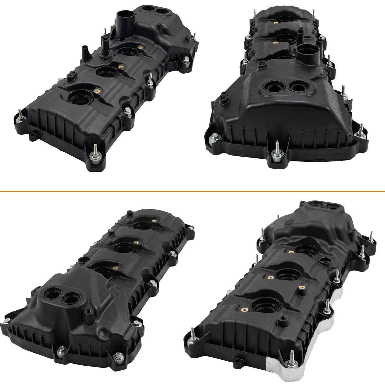 Engine Valve Covers Compatible with Ford F-150, Edge, Explorer, Mustang, Tran…