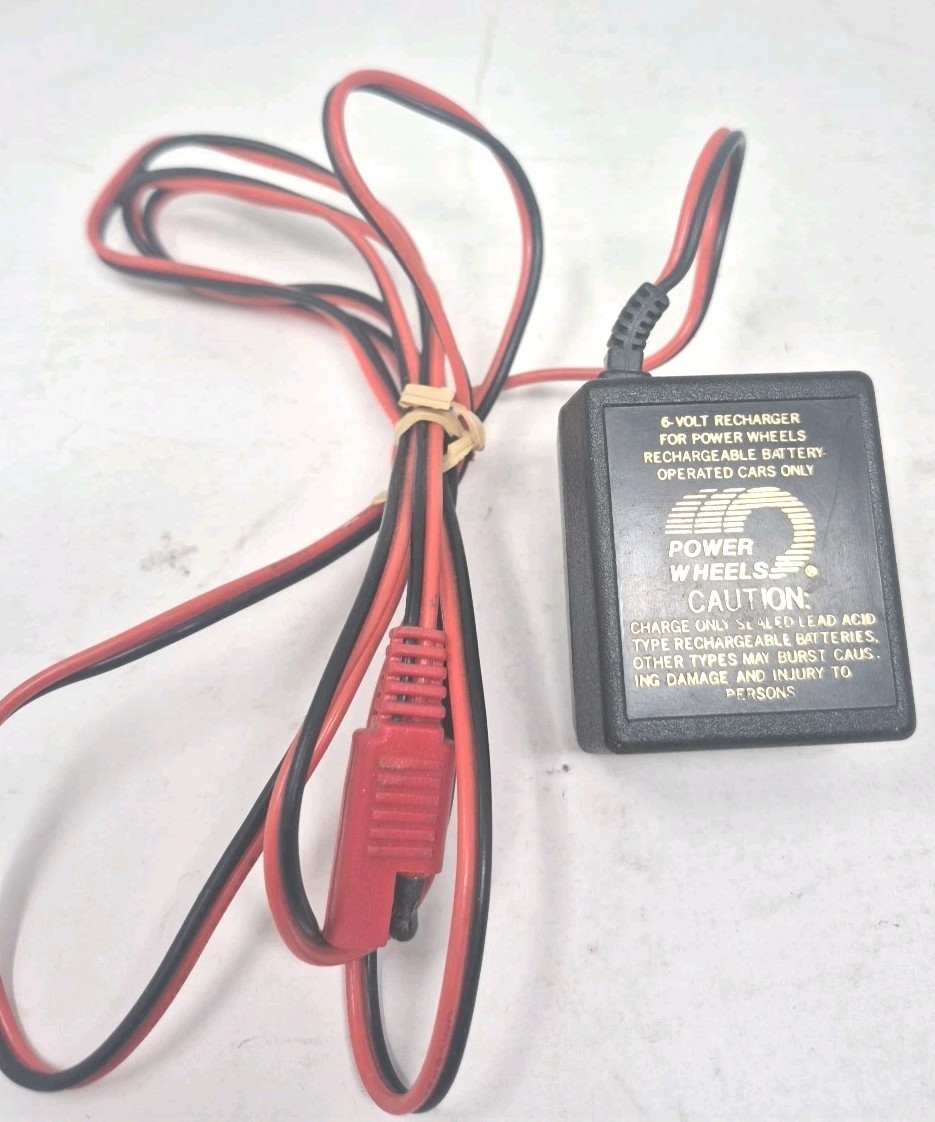 Power Wheels 6 Volt Battery Recharger Model C-6080 Part No: 4.060800 – Used