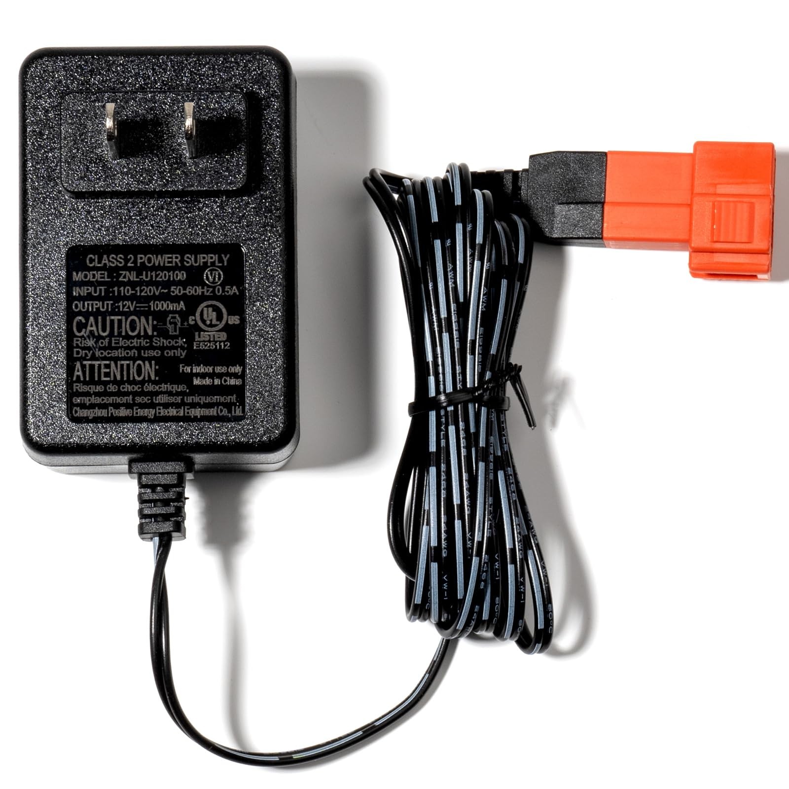 12V Ride On Toy Battery Charger With Wire Square Plug Power Adapter Set