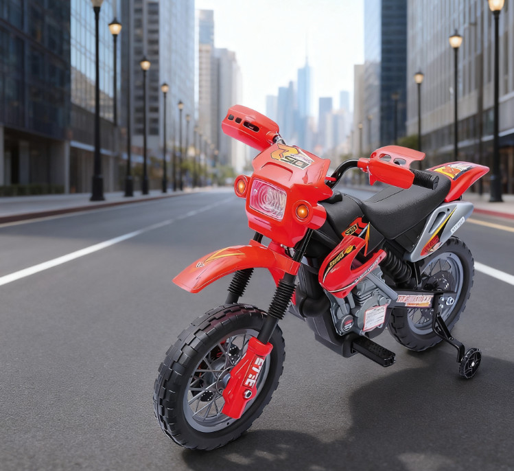 Kids Electric Dirt Bike, Battery-Powered Ride-On Toy, Off-Road Motorcycle
