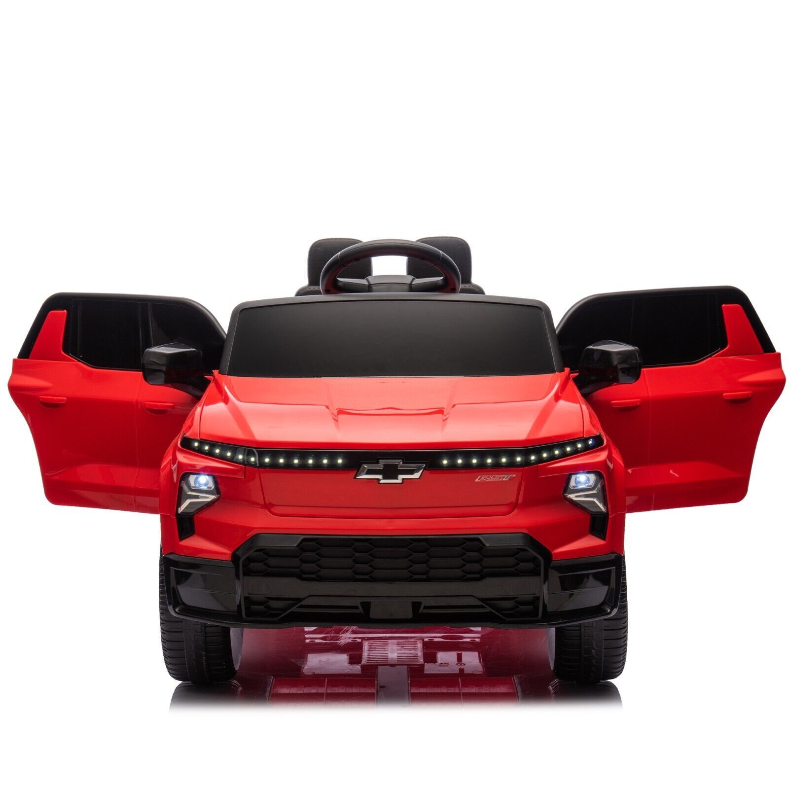 Licensed Chevrolet Silverado Ride On Truck 24V 2 Seater Electric Car with Remote