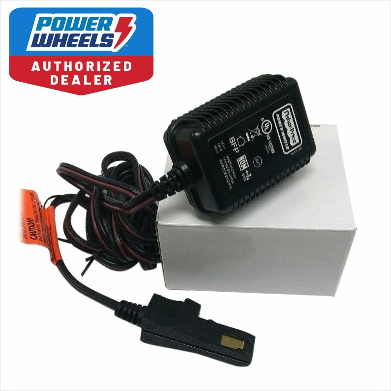 Power Wheels H3427 Barbie Jeep 12 Volt Gray Battery Charger Genuine Fisher Price