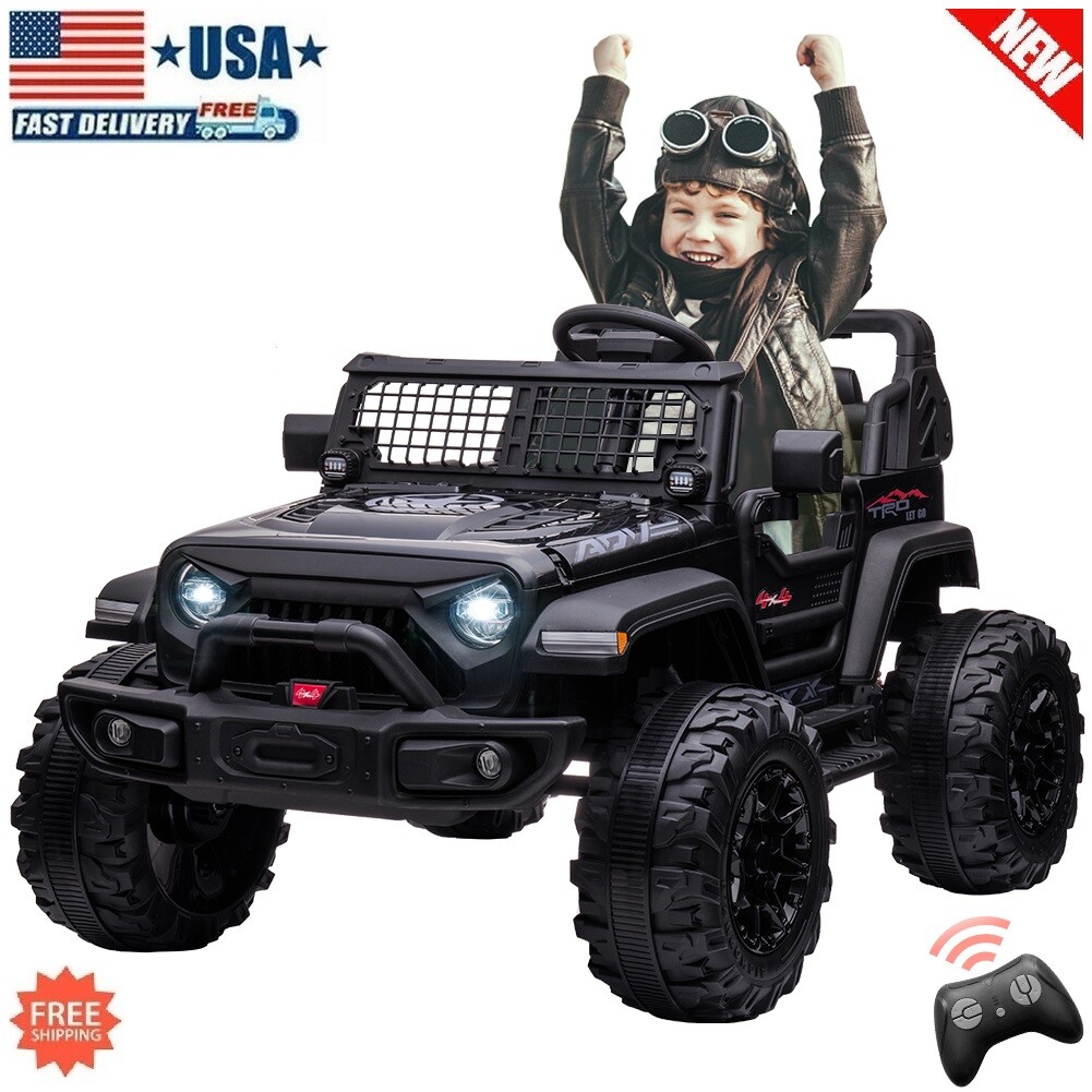 24V Ride On Truck Car Toys Electric Vehicles w/Parent Remote for Kids Xmas Gift