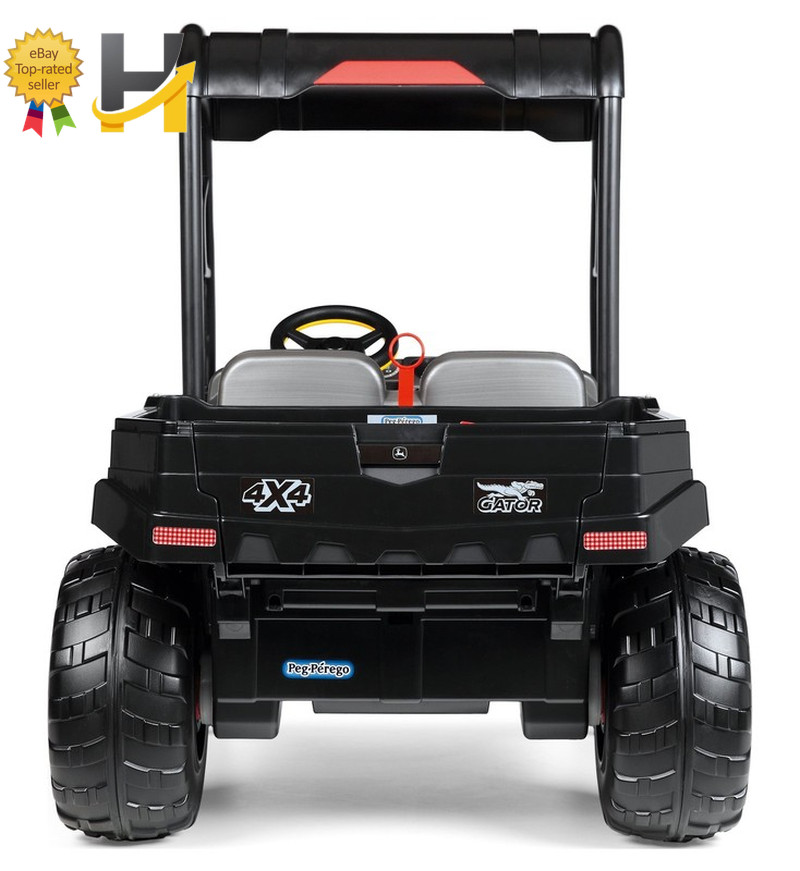 John Deere Gator XUV Midnight Black, 12-Volt Battery-Powered Ride-On